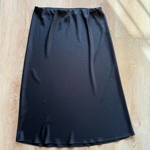Jenni Kayne Black Slip Skirt Size XL
